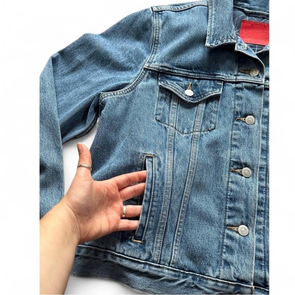 💜Levi’s x Target Men’s Light Blue Trucker Denim Jacket - Picture 4 of 7
